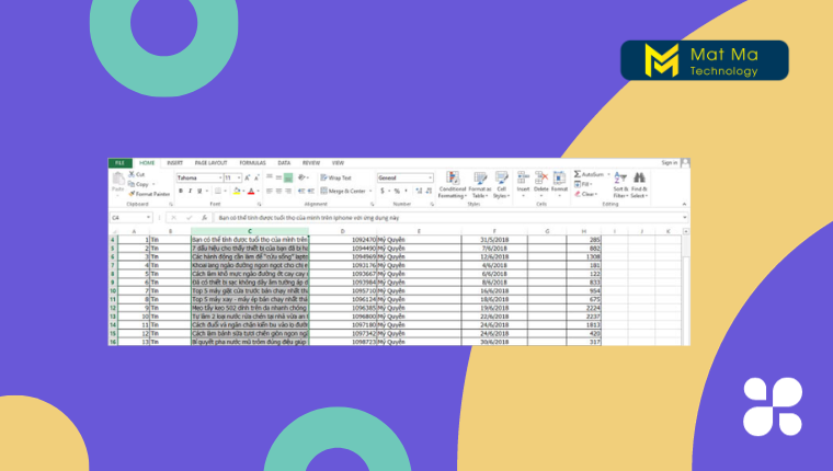 Xuống dòng 1 ô trong Excel