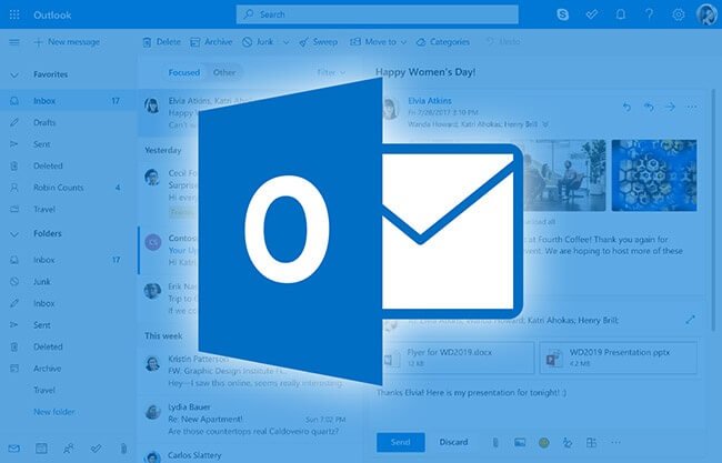 mail outlook bị đầy