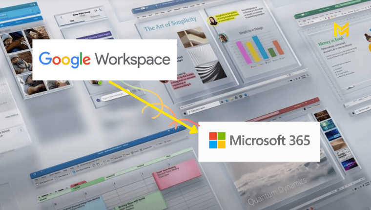 di chuyển từ email Google Workspace sang Microsoft 365