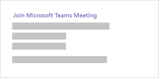 Join Microsoft Teams Meeting