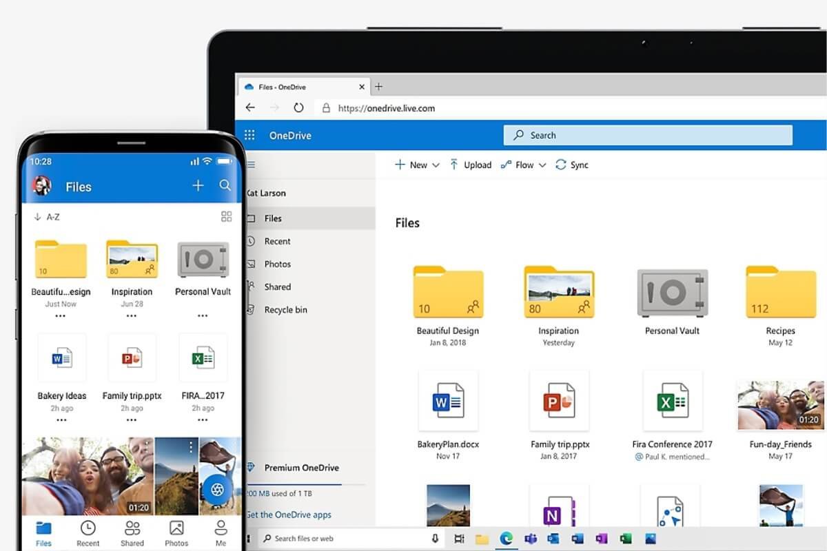 Giao diện Onedrive