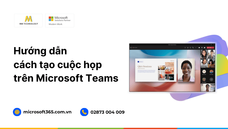 hướng dẫn cách tạo cuộc họp trên Microsoft Teams