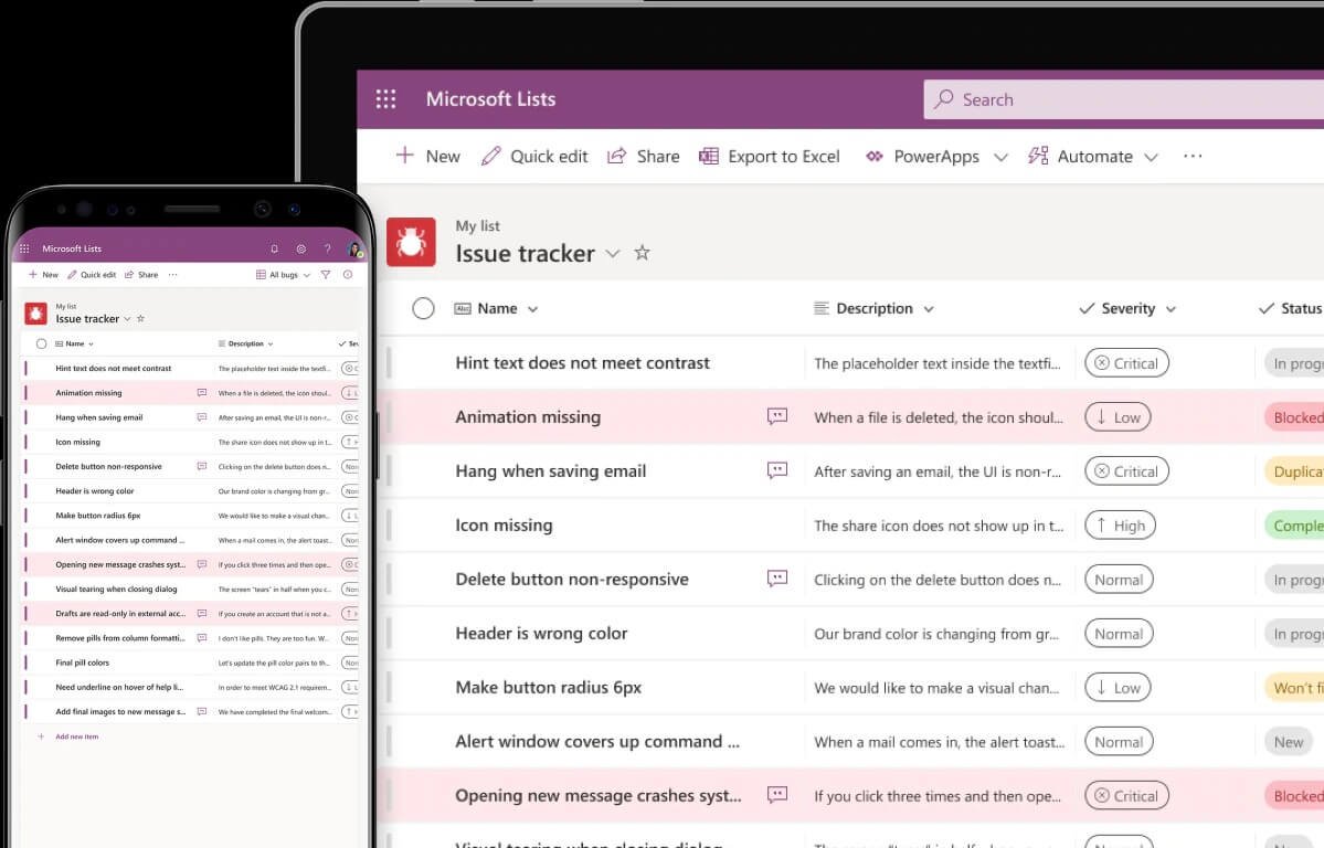Giới thiêu Microsoft Lists